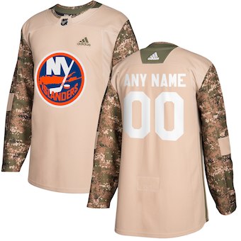 NHL Men adidas New York Islanders Camo Veterans Day Customized Jersey->customized nhl jersey->Custom Jersey
